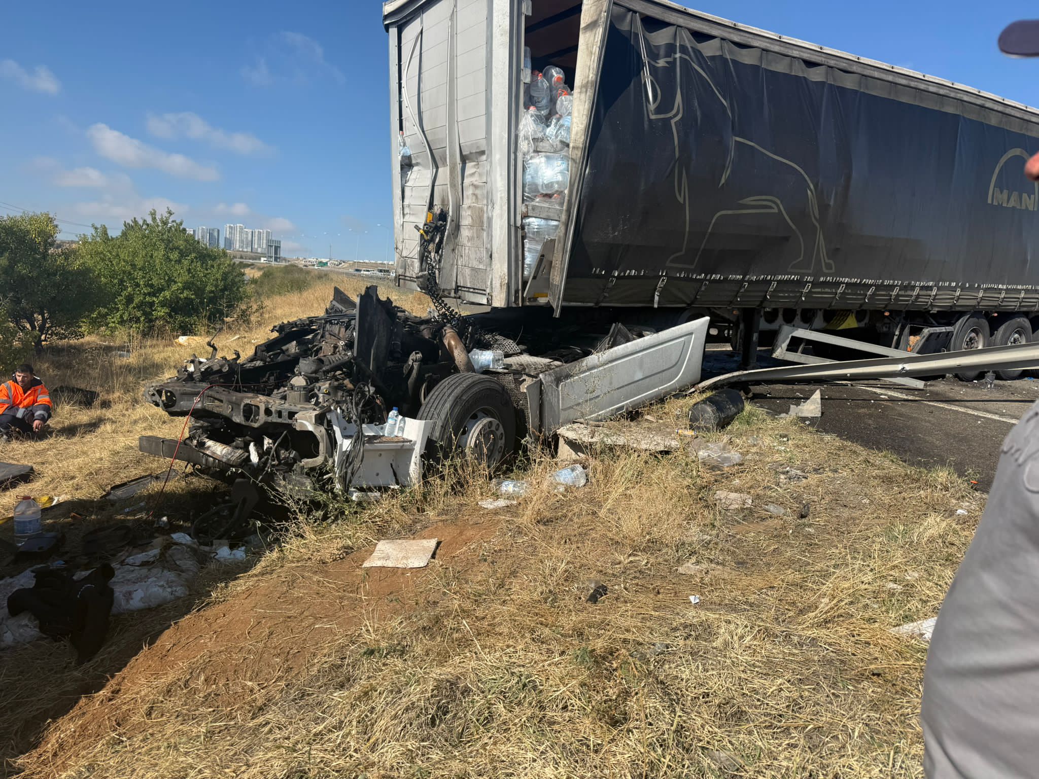 Hendekli Tır şoförü Ankara’da kazada hayatını kaybetti