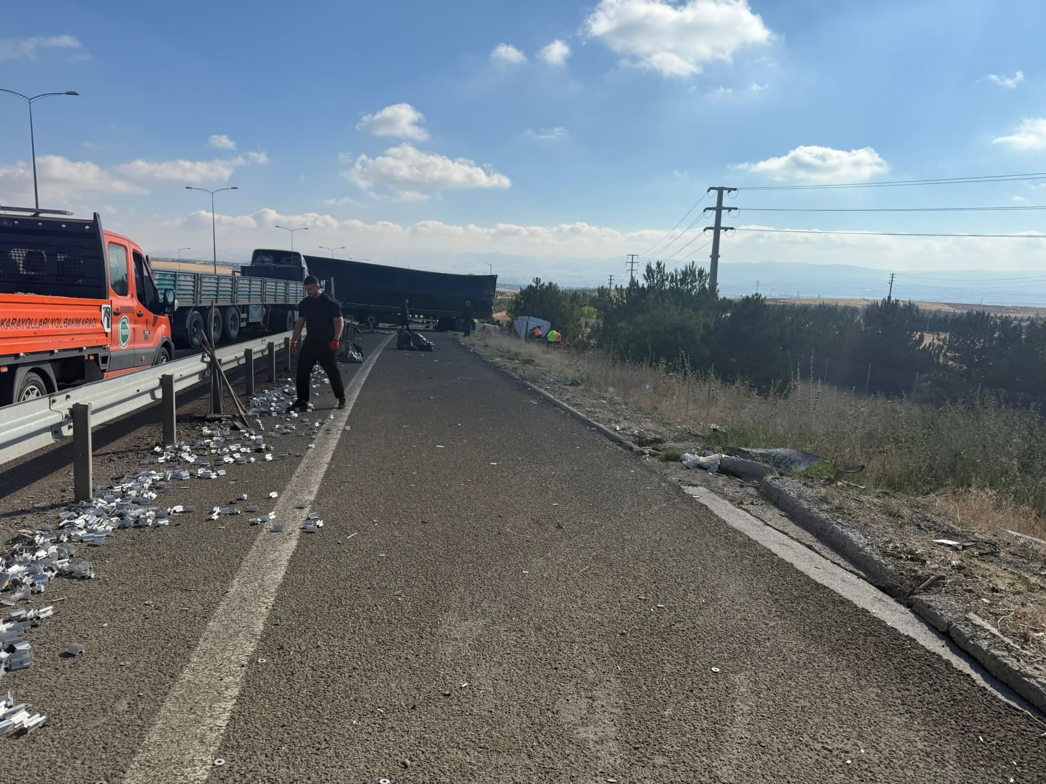 Hendekli Tır şoförü Ankara’da kazada hayatını kaybetti