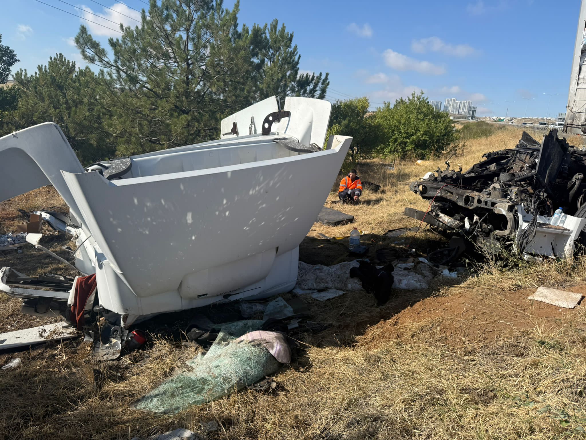 Hendekli Tır şoförü Ankara’da kazada hayatını kaybetti