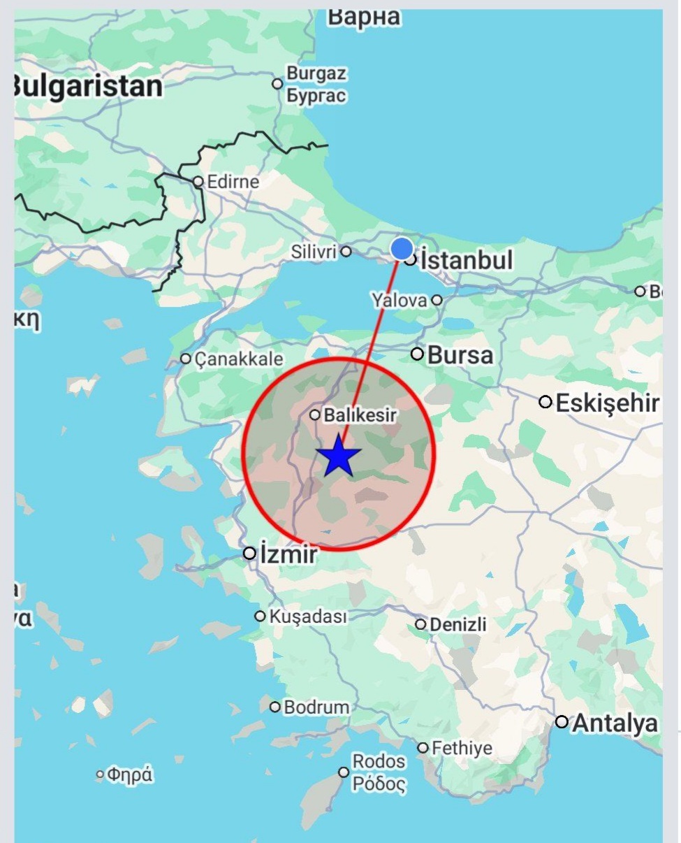 Hendek’te hissedilen deprem meydana geldi
