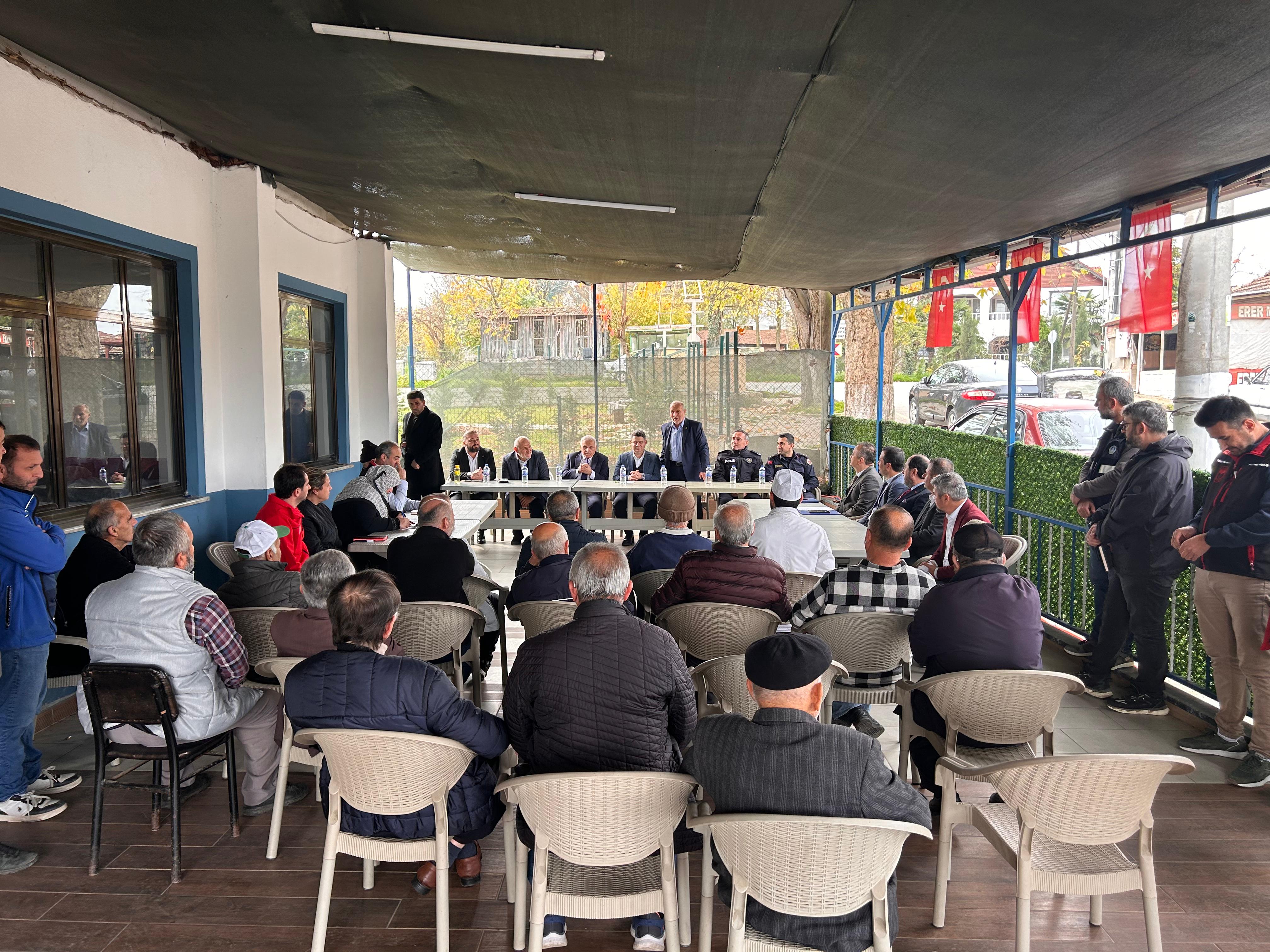 Kaymakam Gökpınar Halk Buluşmalarına devam ediyor