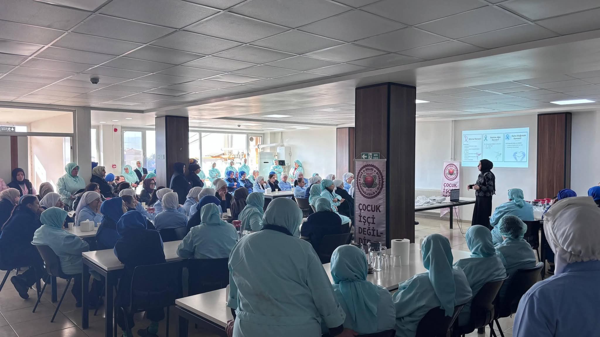 KADINLARDA KANSER TARAMALARI  VE  SAĞLIKLI YAŞAM  KONULARINDA  FARKINDALIK EĞİTİMİ