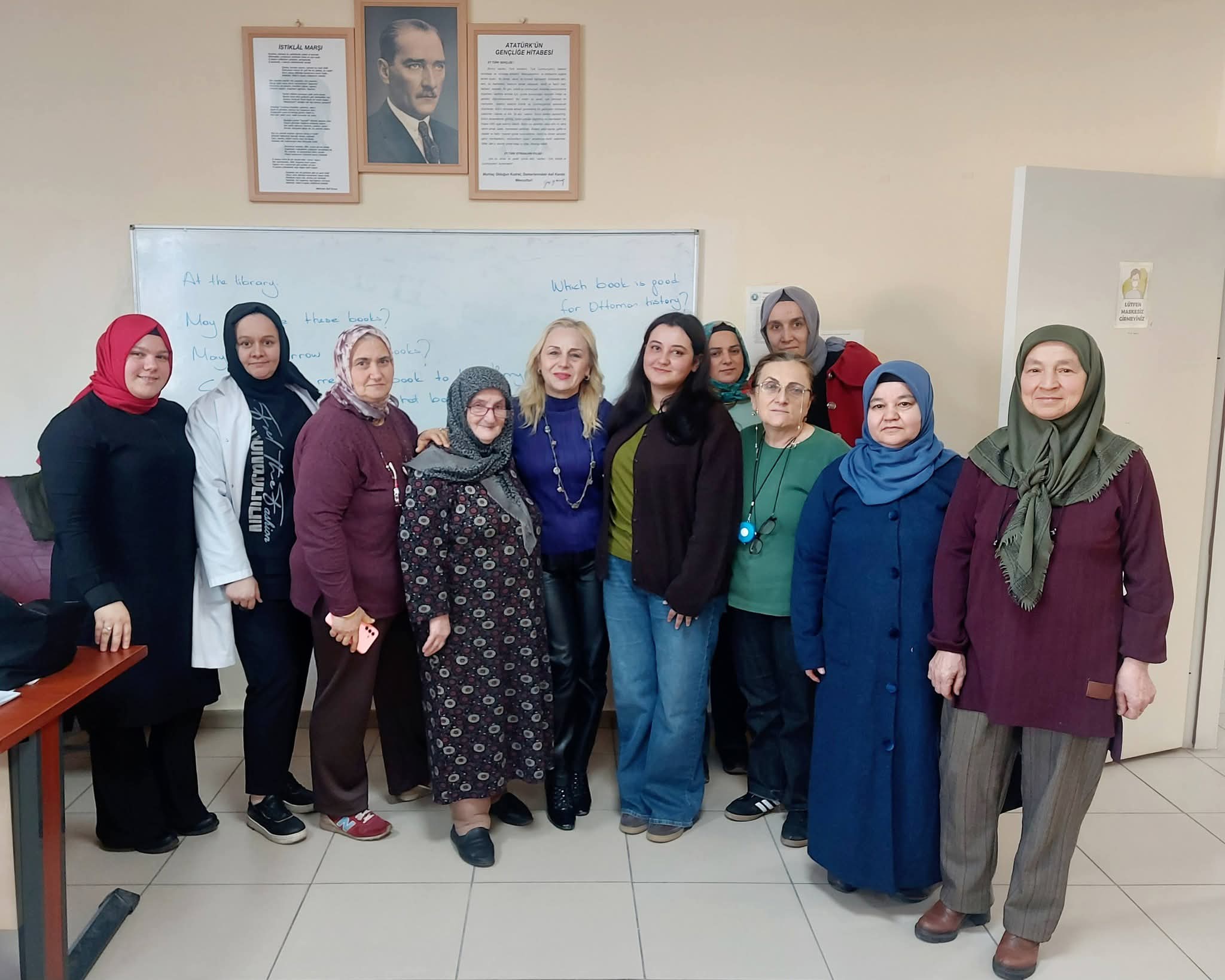 HENDEK'TE KURSİYERLERE SAHA EĞİTİMLERİ VE SAĞLIK BİLGİLENDİRMESİ