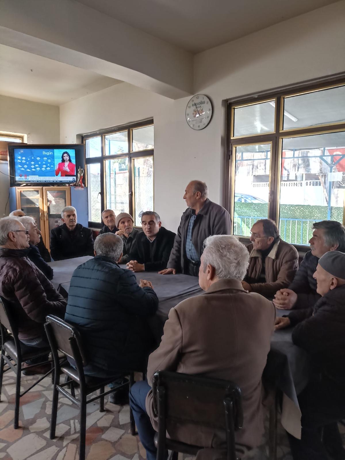 CHP İlçe Başkanı Bayraktar Mahalle ziyaretlerine devam ediyor
