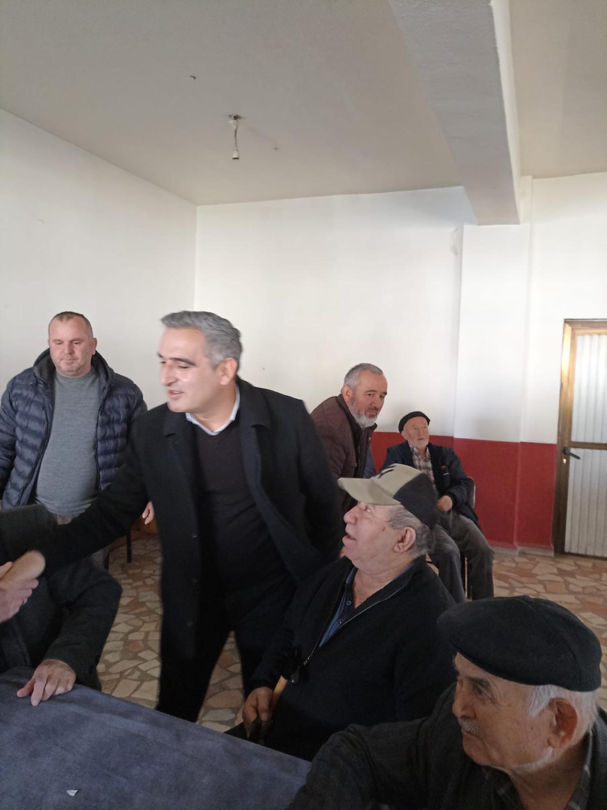 CHP İlçe Başkanı Bayraktar Mahalle ziyaretlerine devam ediyor