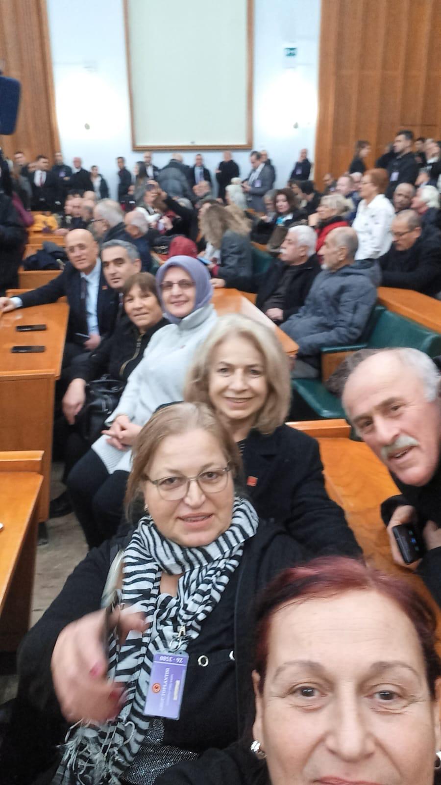 CHP İlçe Başkanı Bayraktar ve ekibi TBMM'de