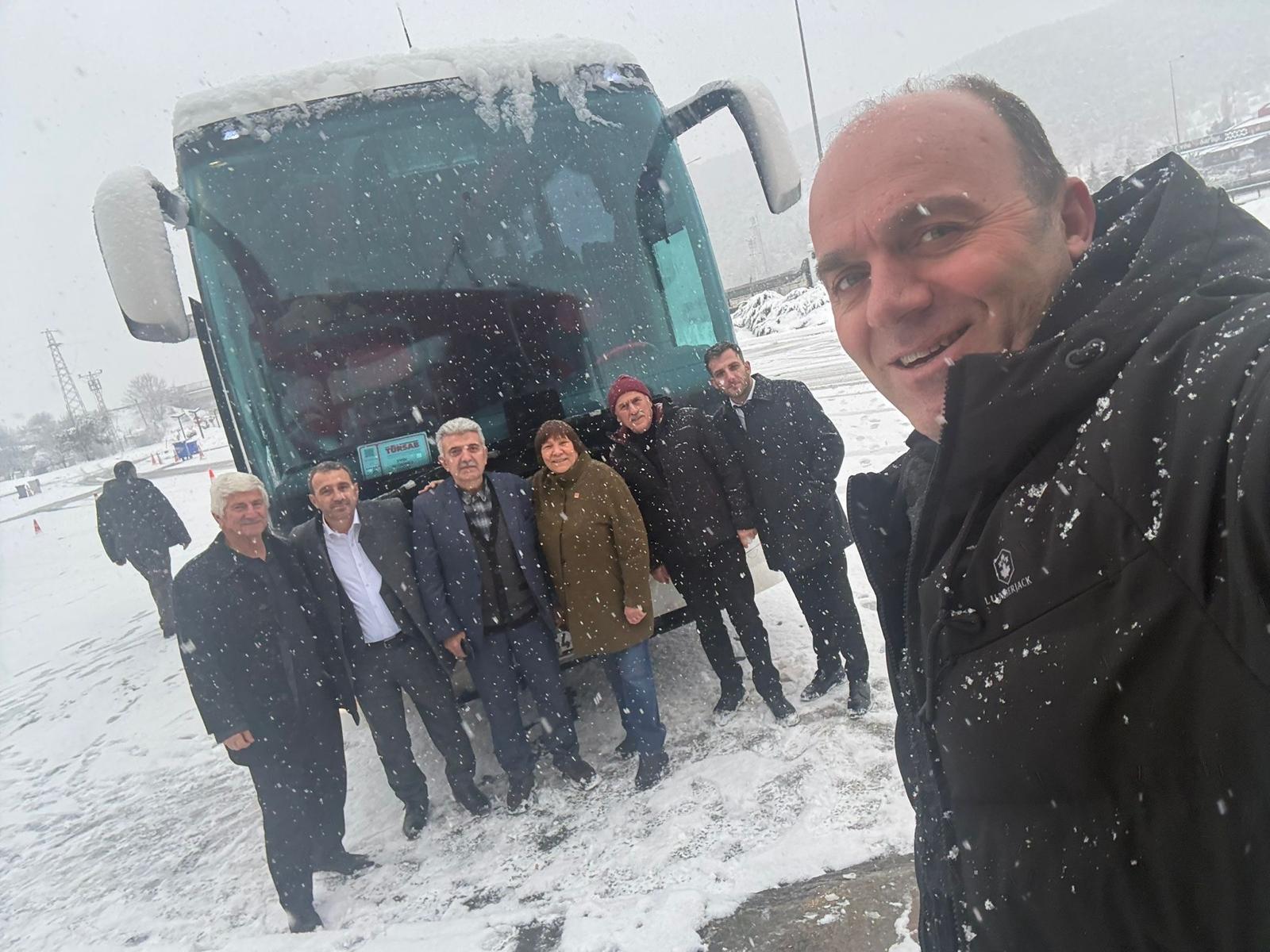 CHP İlçe Başkanı Bayraktar ve ekibi TBMM'de