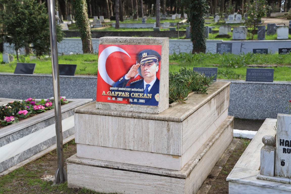 ŞEHİT A. GAFFAR OKKAN MEZARI BAŞINDA ANILACAK
