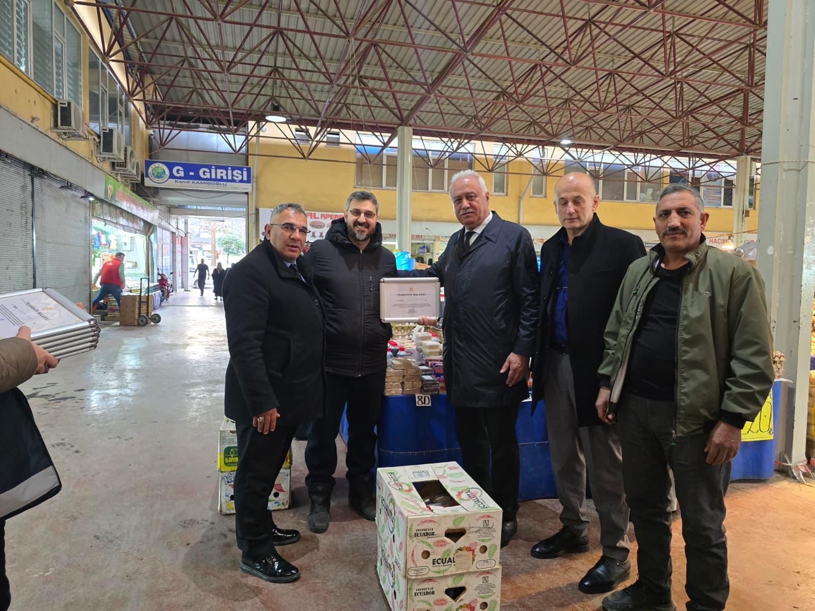 HENDEK ZABITASINDAN ÖRNEK ESNAFLARA TEŞEKKÜR BELGESİ