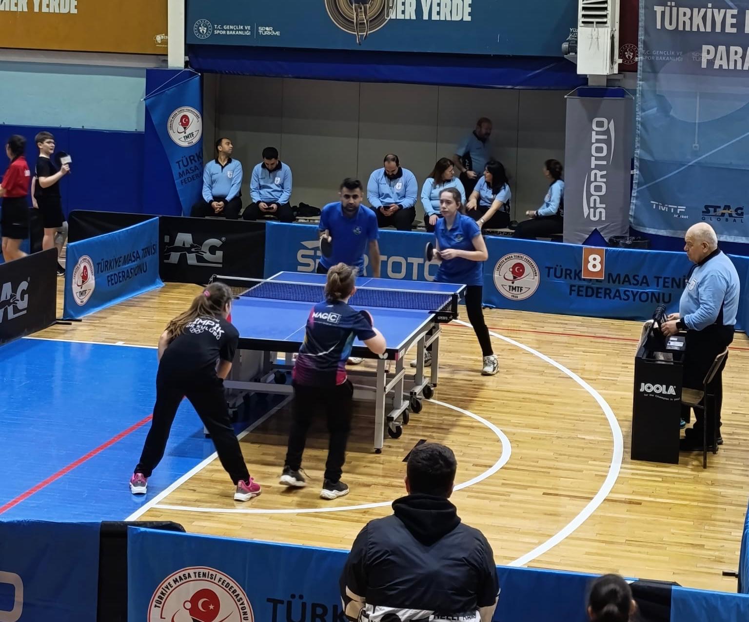 Masa Tenisinde Hendek başarısı