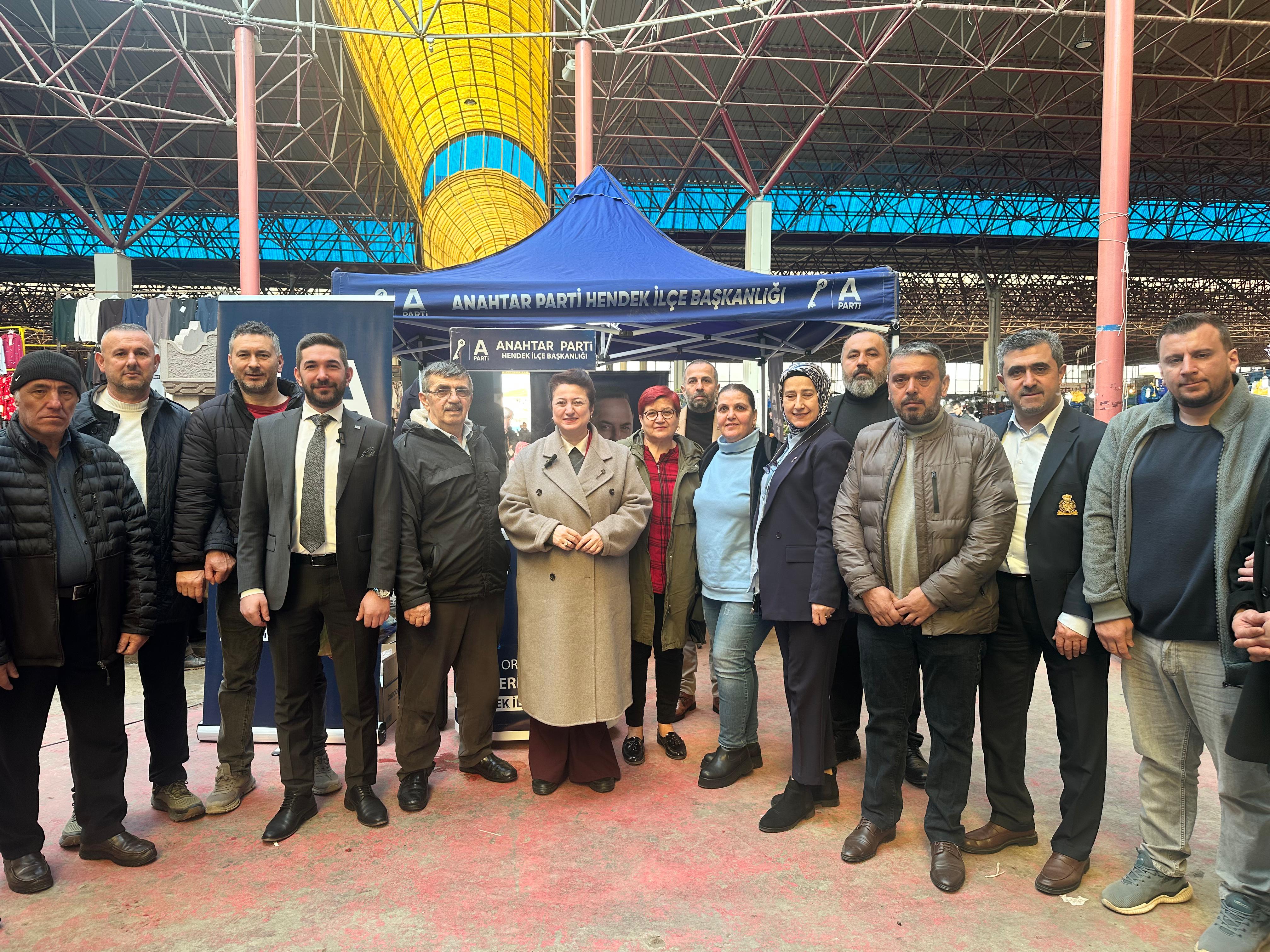 Anahtar Parti (A Parti) Hendek İlçe Teşkilatı, ilçenin nabzını tutmaya devam ediyor