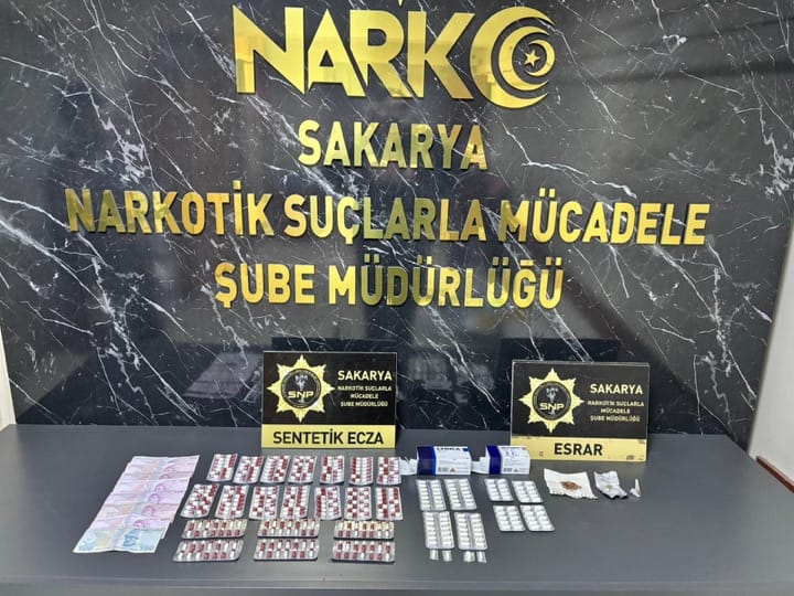 Hendek'te Emniyetten Uyuşturucu operasyonu