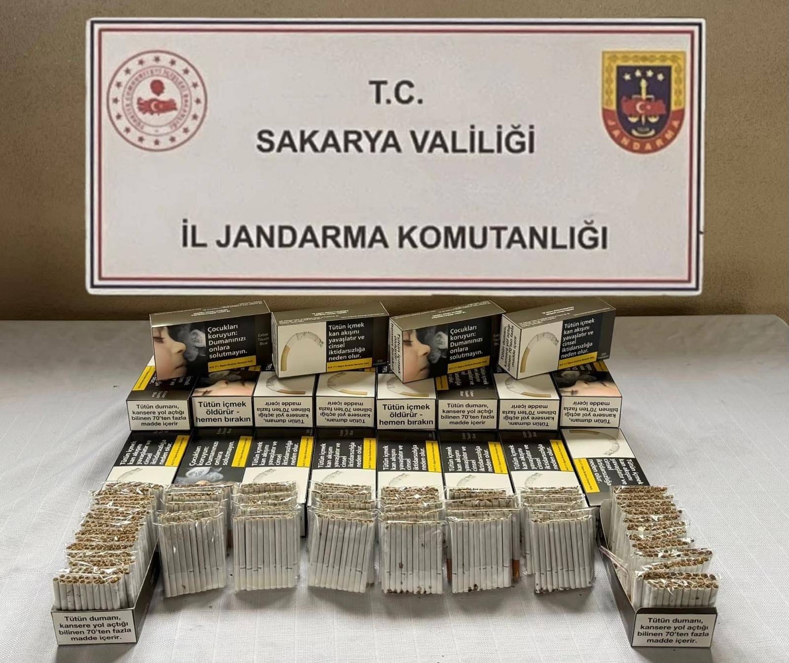 Kamyon dolusu makaron ele geçirildi