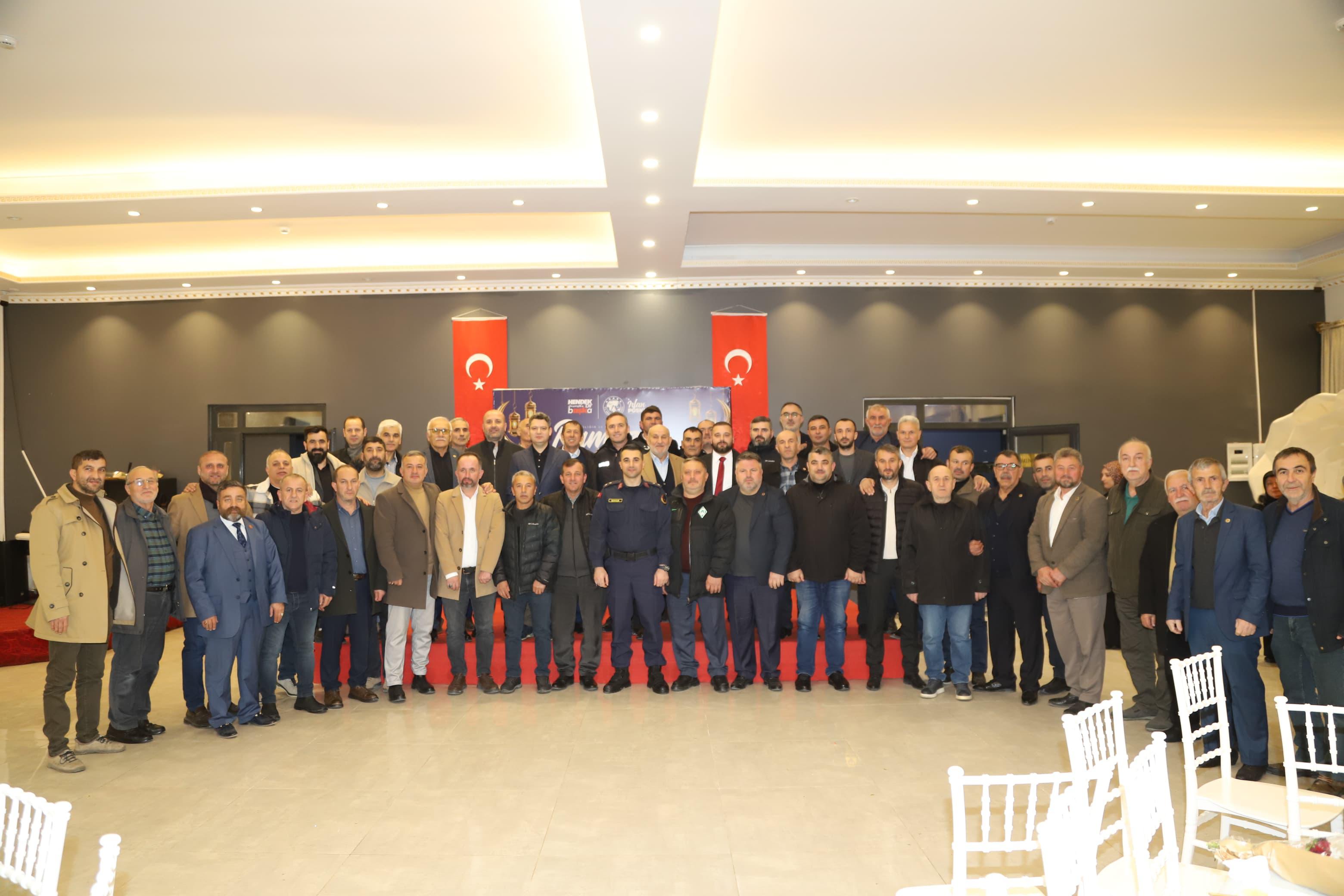 Hendek Protokolü Muhtarlarla İftar Sofrasında Buluştu