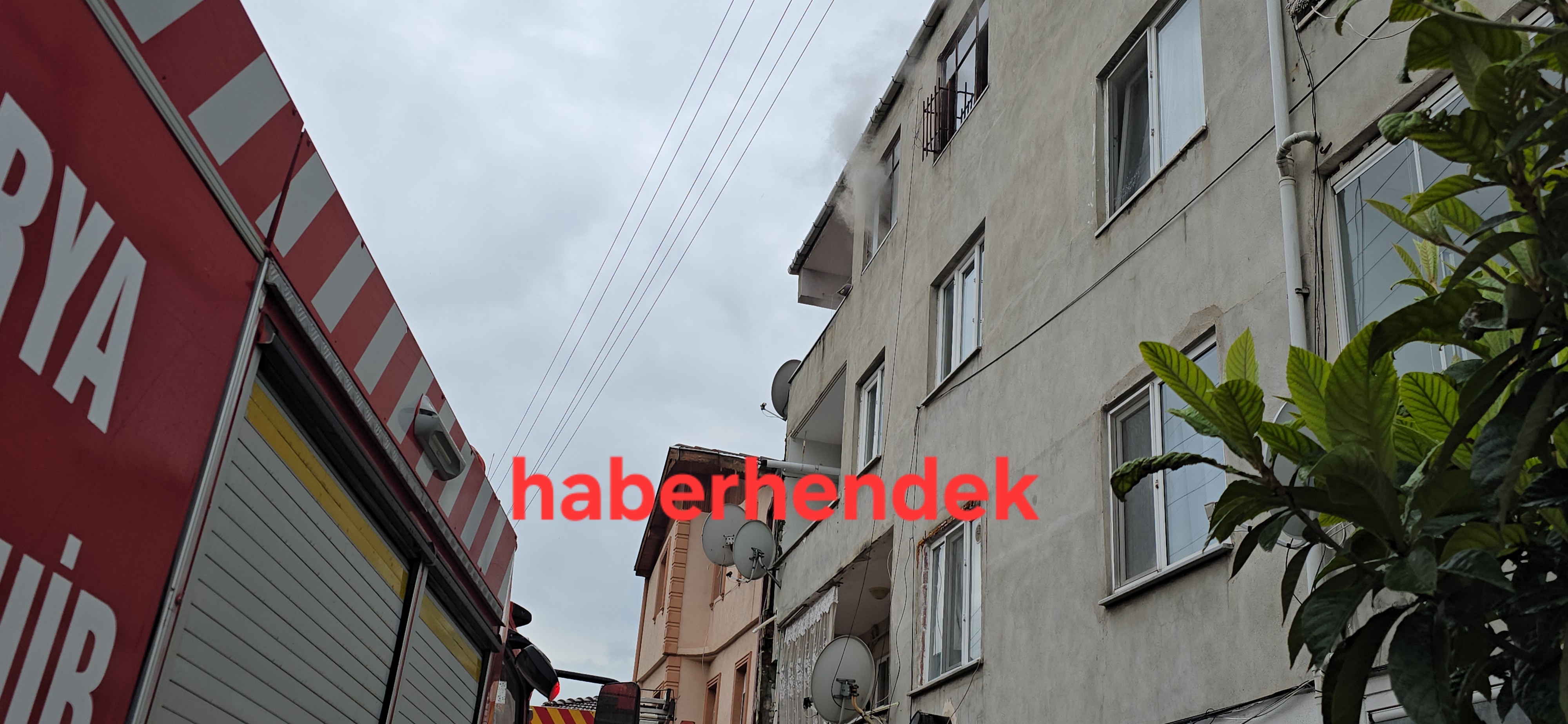 Hendek’te Korkutan Yangın