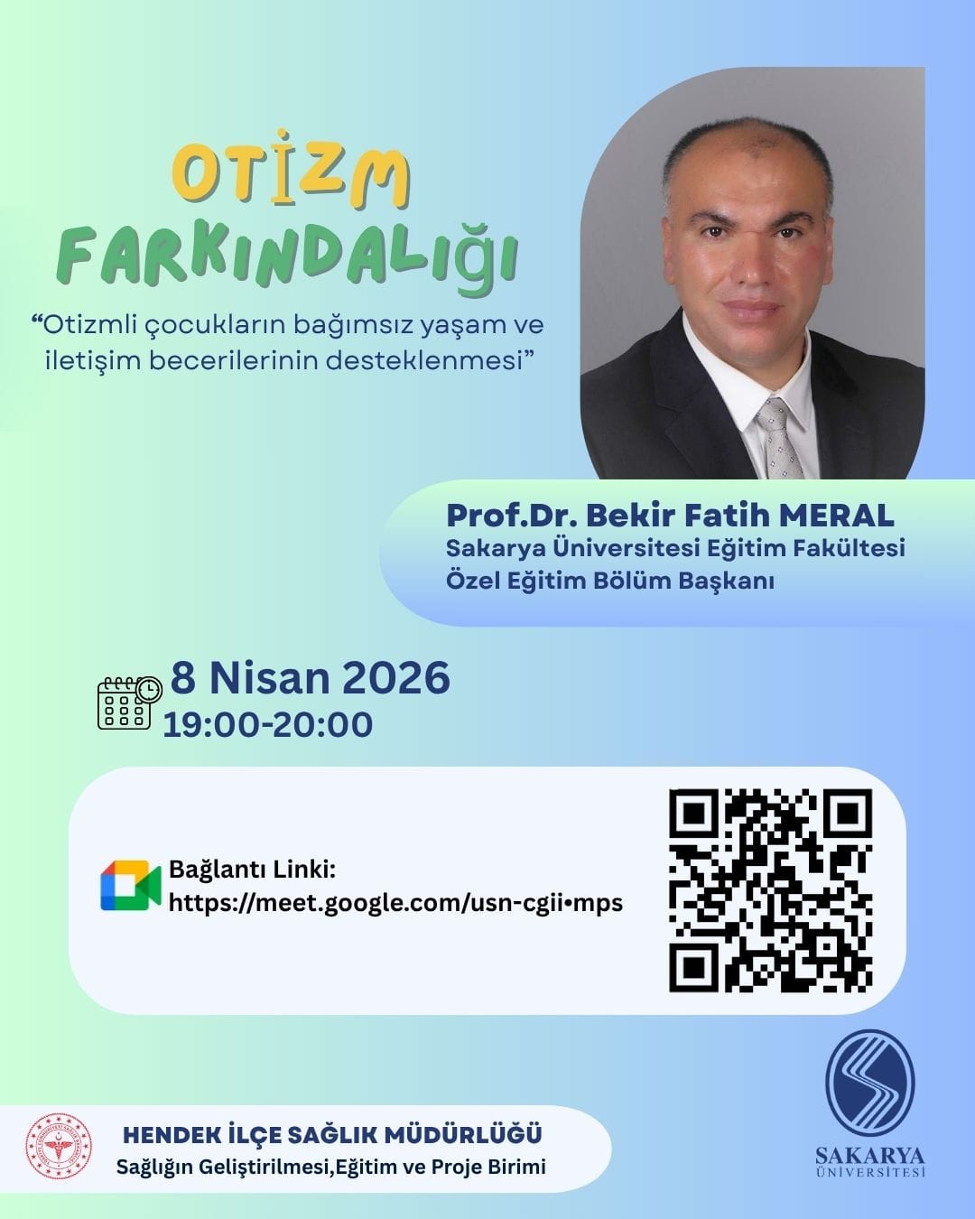 OTİZM FARKINDALIĞI İÇİN ANLAMLI ONLİNE SEMİNER