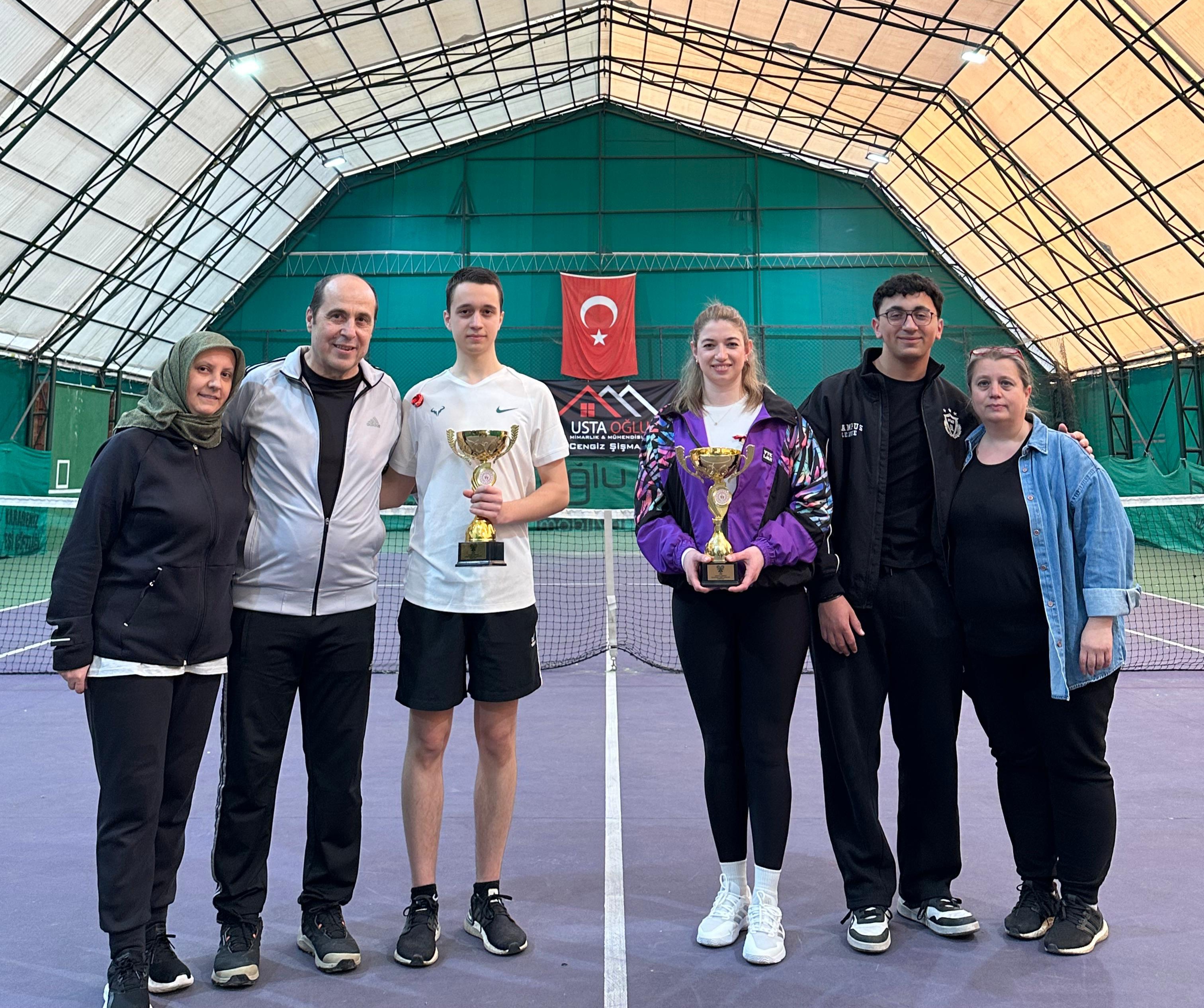Denef Tenis Kulübü’nde Double Mix Turnuva Heyecanı Sona Erdi