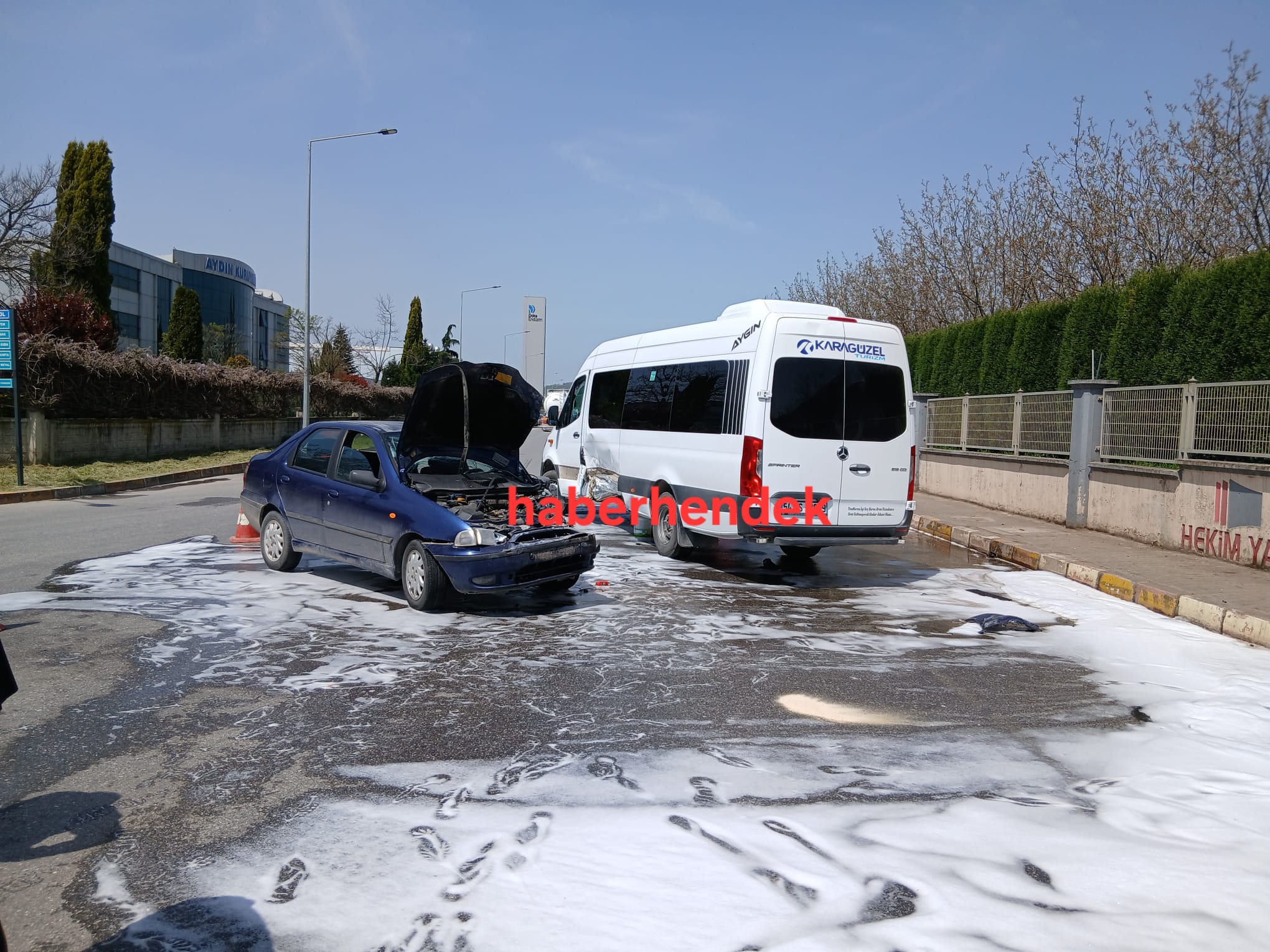 OSB'de Kaza bir yaralı