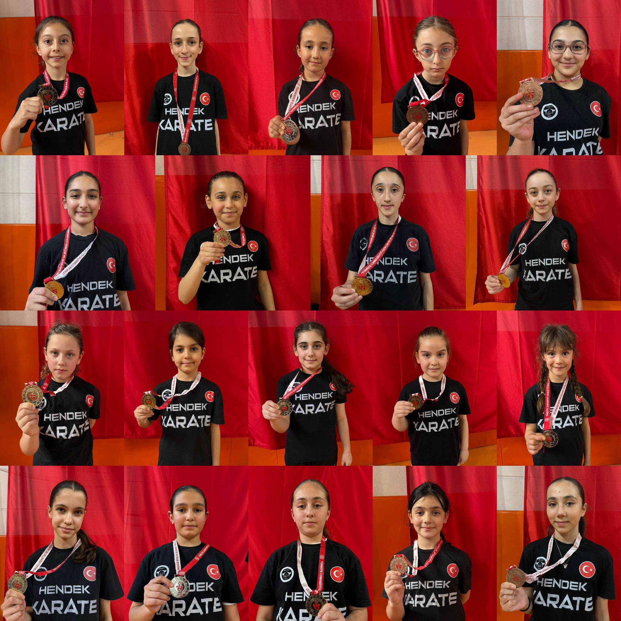 Hendekli Karatecilerden 36 madalya