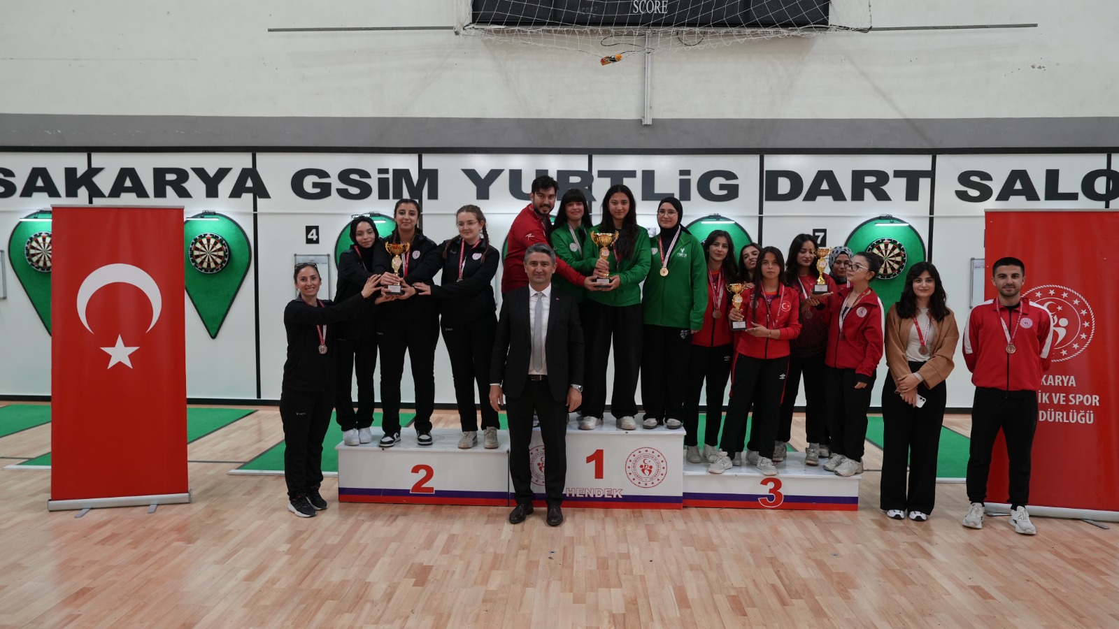 Yurtlig Batı Bölgesi Dart Turnuvası Hendek'te düzenlendi