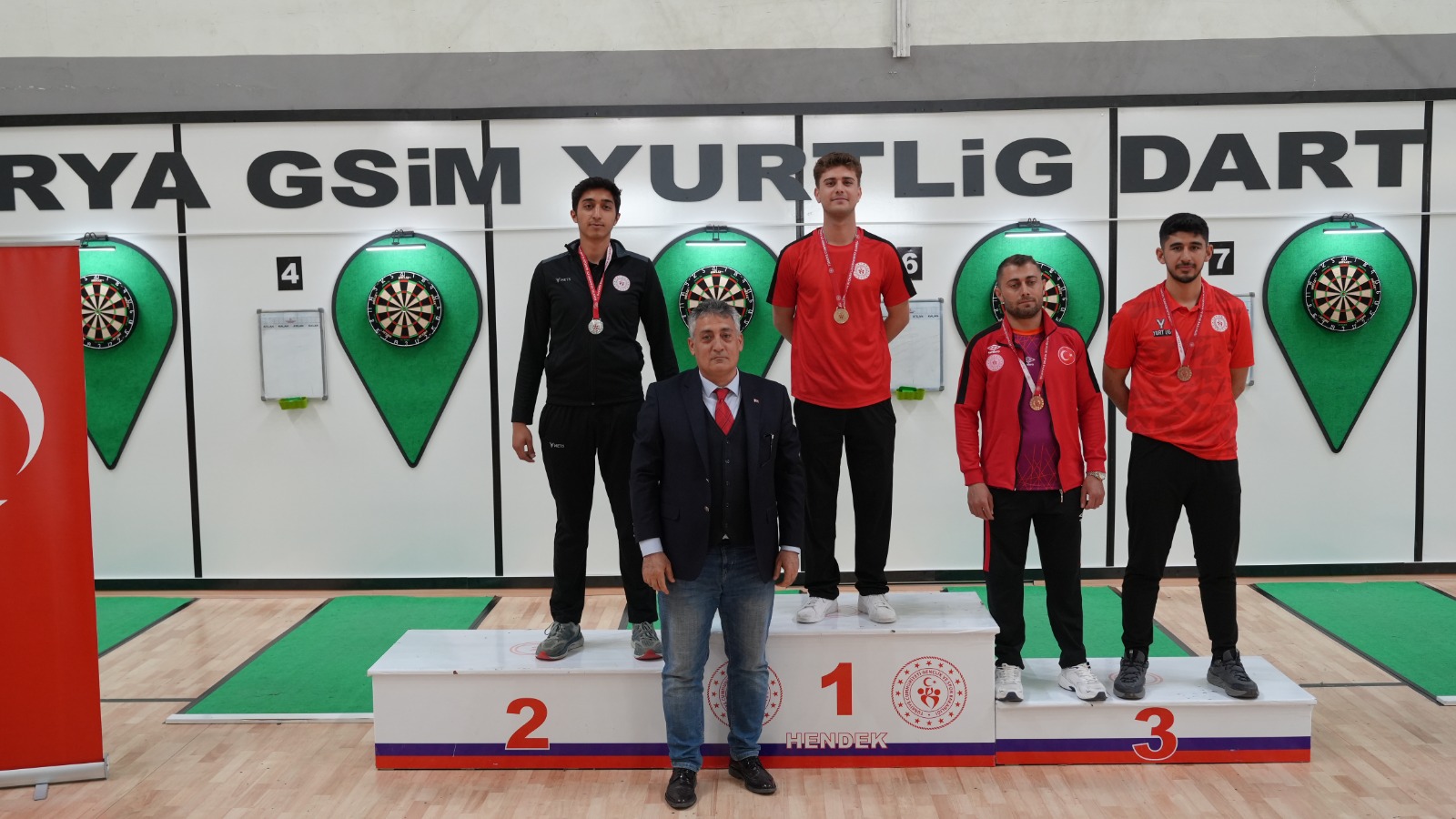 Yurtlig Batı Bölgesi Dart Turnuvası Hendek'te düzenlendi