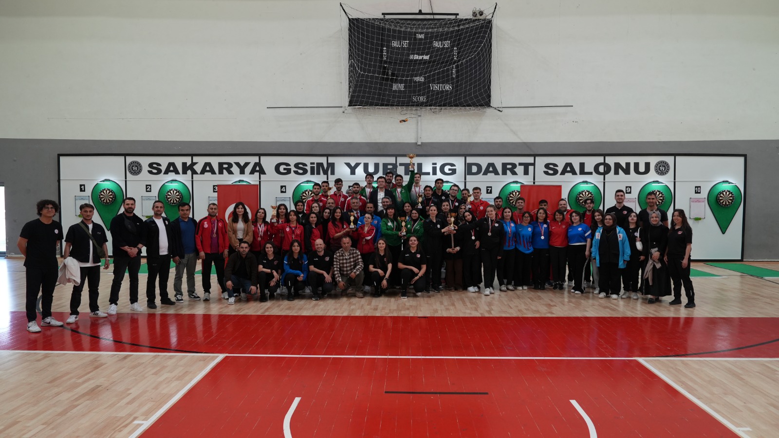 Yurtlig Batı Bölgesi Dart Turnuvası Hendek'te düzenlendi