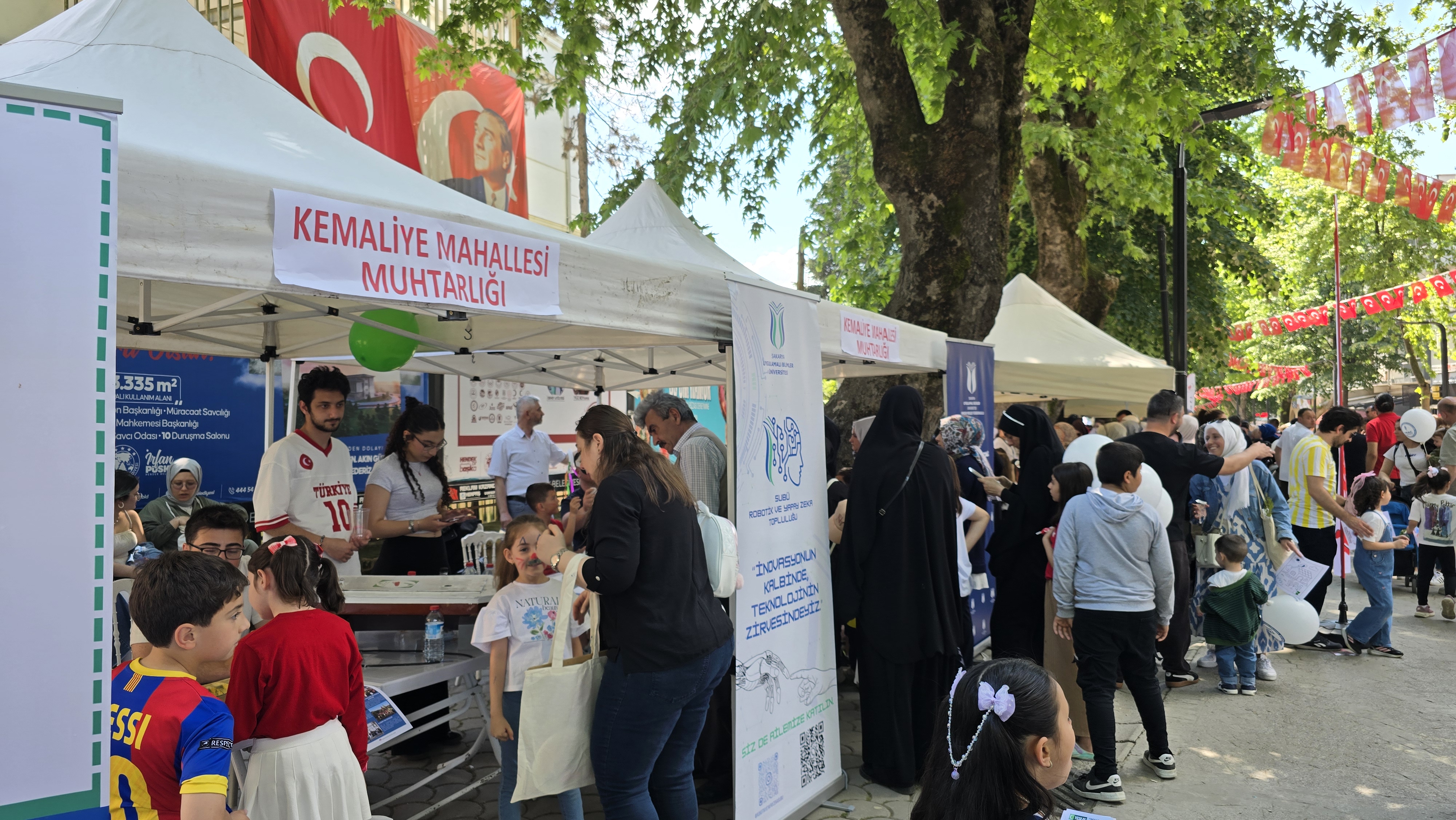 Kemaliye Mahallesi Muhtarından Çocuk ve Gençlik şenliğine destek
