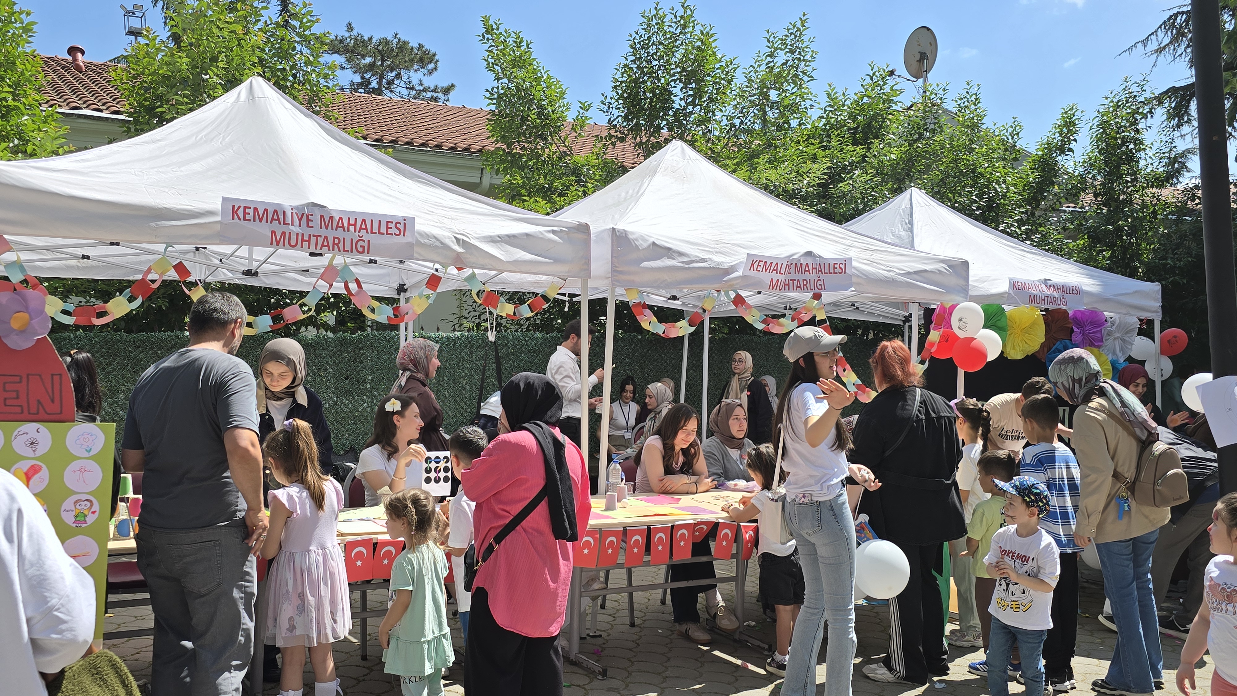 Kemaliye Mahallesi Muhtarından Çocuk ve Gençlik şenliğine destek