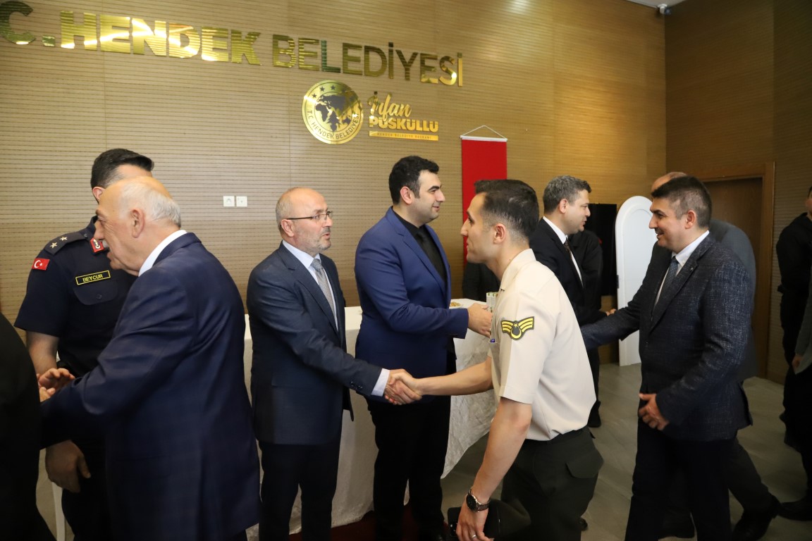 HENDEK’TE KURBAN BAYRAMI ÖNCESİ PROTOKOL BAYRAMLAŞTI