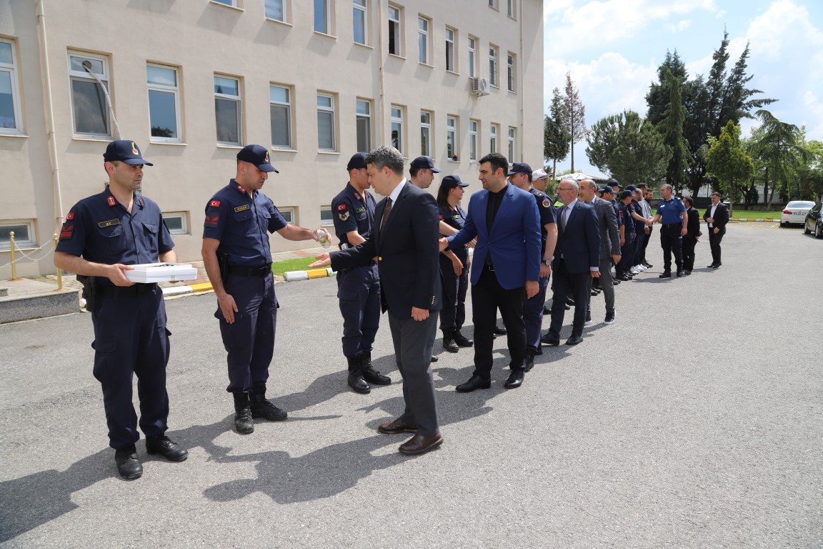 HENDEK’TE KURBAN BAYRAMI ÖNCESİ PROTOKOL BAYRAMLAŞTI