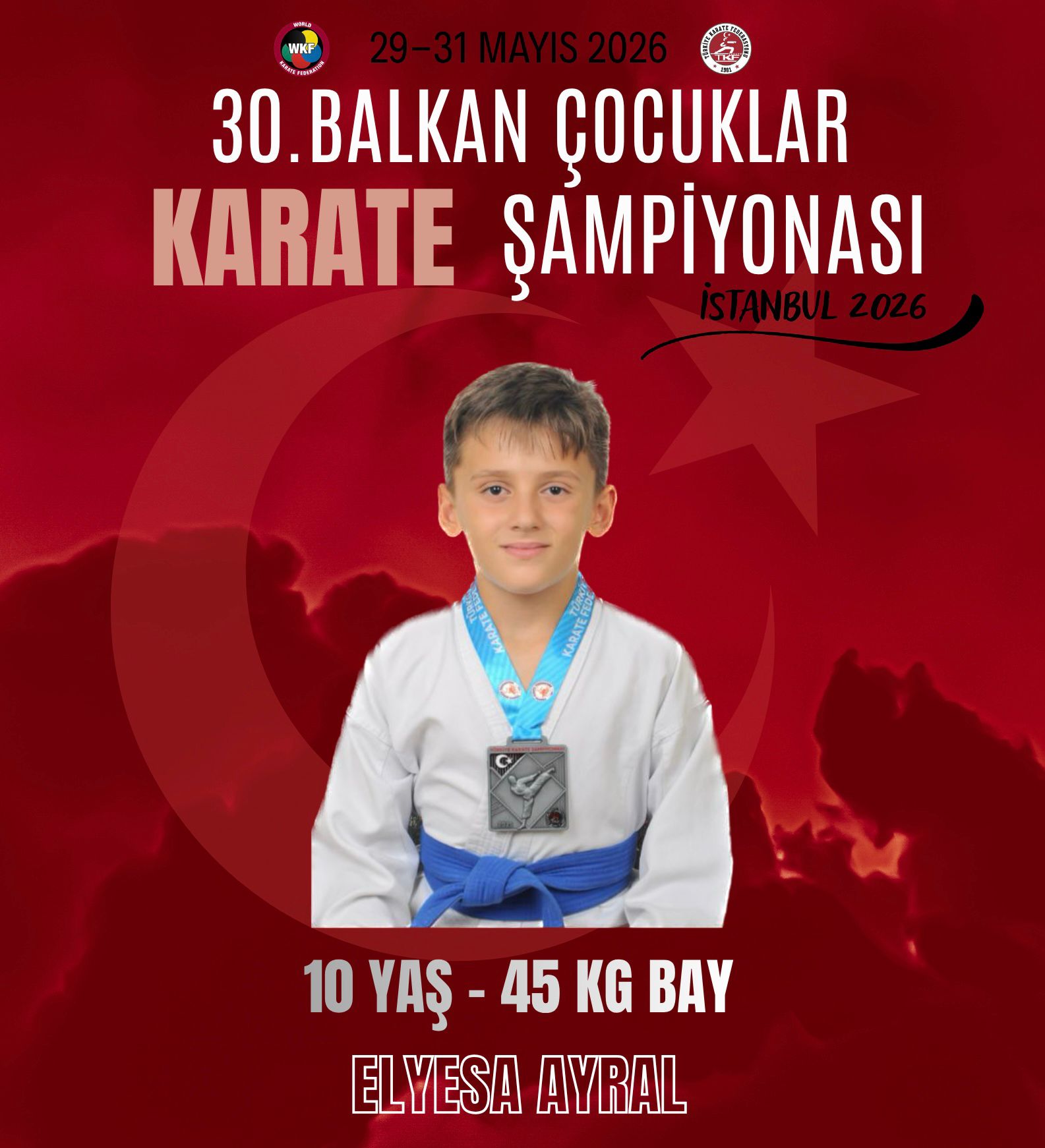 Hendek Balkan Çocuklar Karate şampiyonasında