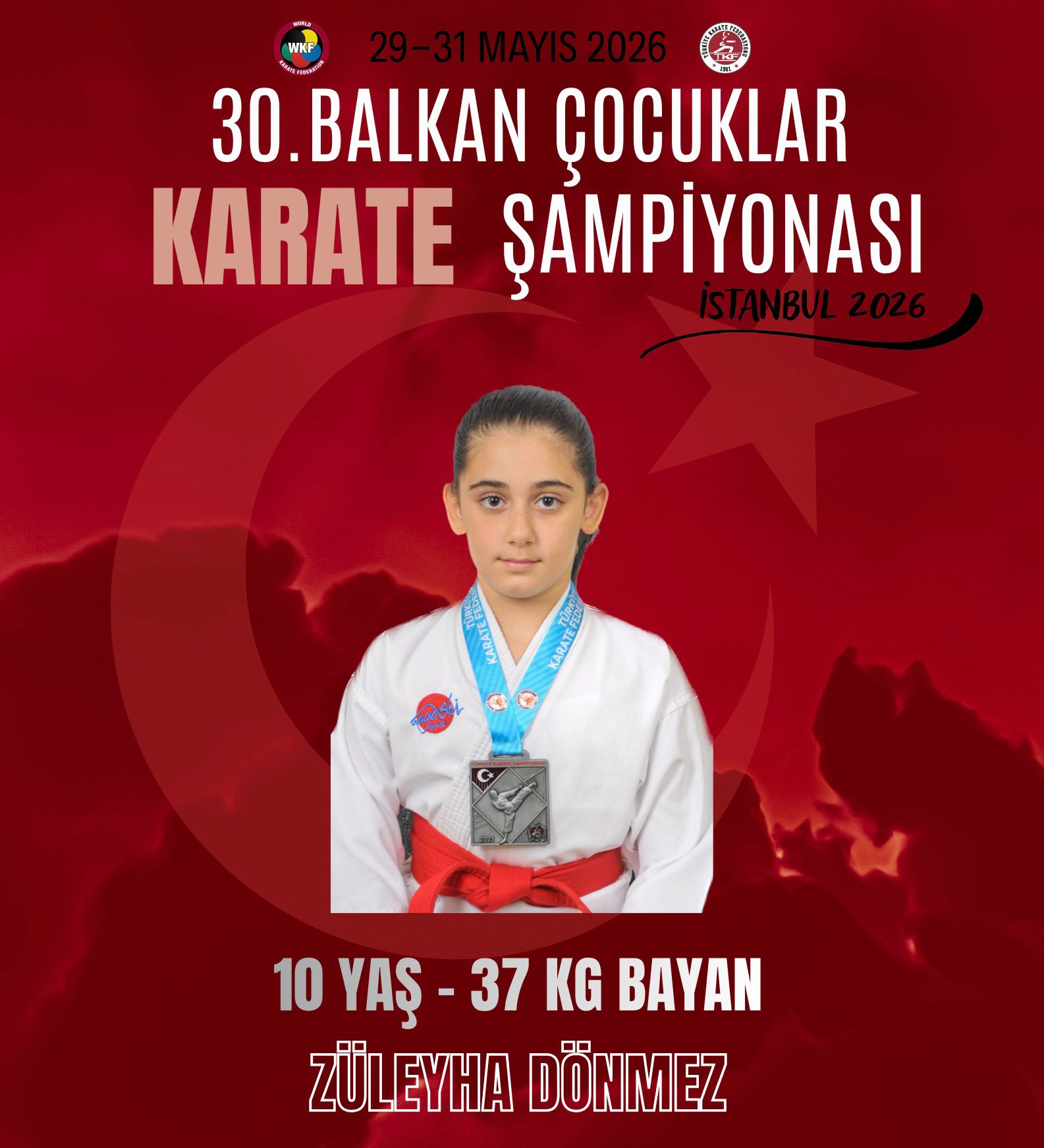 Hendek Balkan Çocuklar Karate şampiyonasında