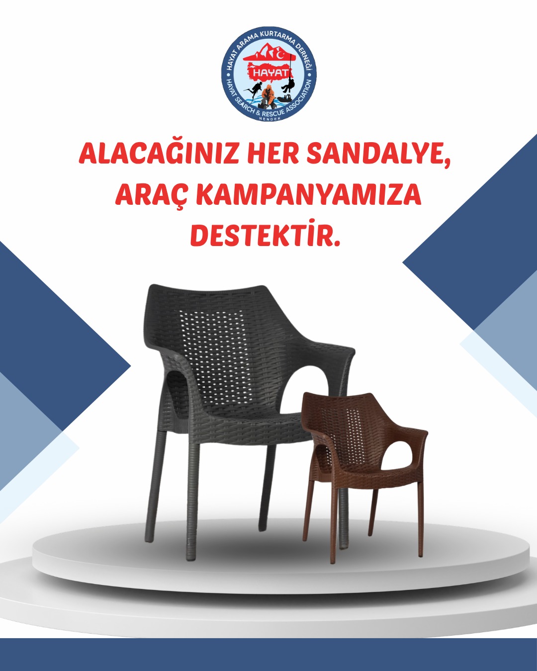 Hayat Arama Kurtarma Derneği’nden Kampanya
