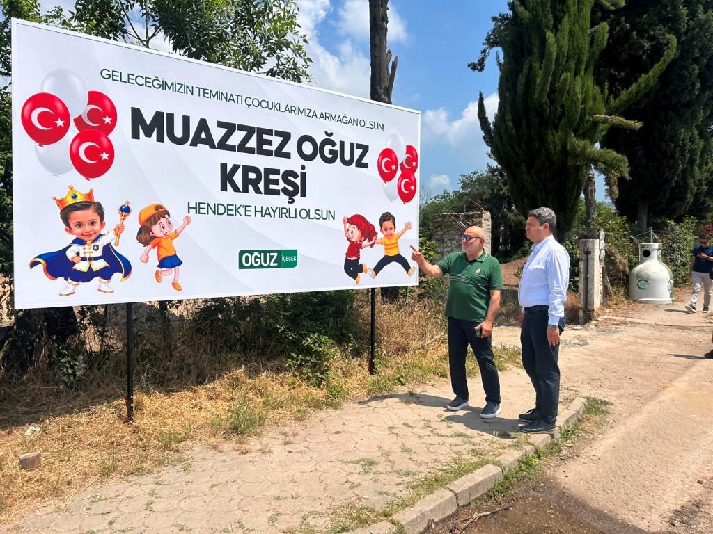 HENDEK BELEDİYESİ VE OĞUZ GIDA İŞ BİRLİĞİYLE HENDEK’E YENİ KREŞ KAZANDIRILIYOR
