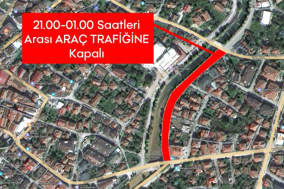 MAHMUTBEY MAHALLESİ’NDE YAZ DÖNEMİ İÇİN TRAFİK DÜZENLEMESİNE GİDİLDİ