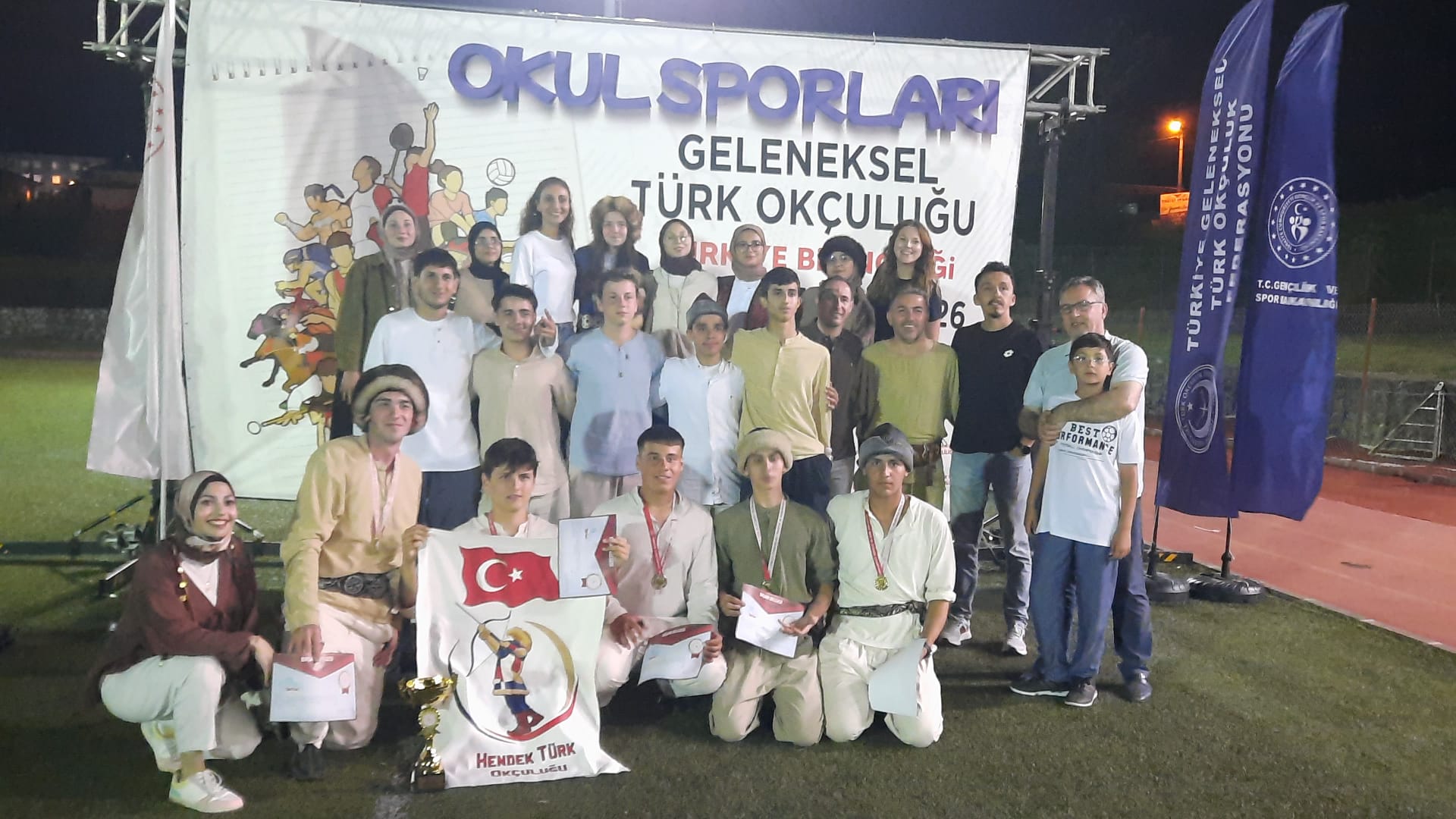 İmam Hatip Lisesi Geleneksel Türk Okçuluğunda Türkiye Şampiyonu Oldu