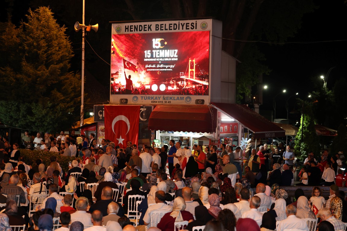 15 TEMMUZ’UN 10’NCU YILINDA HENDEK’TEN BİRLİK VE BERABERLİK MESAJI