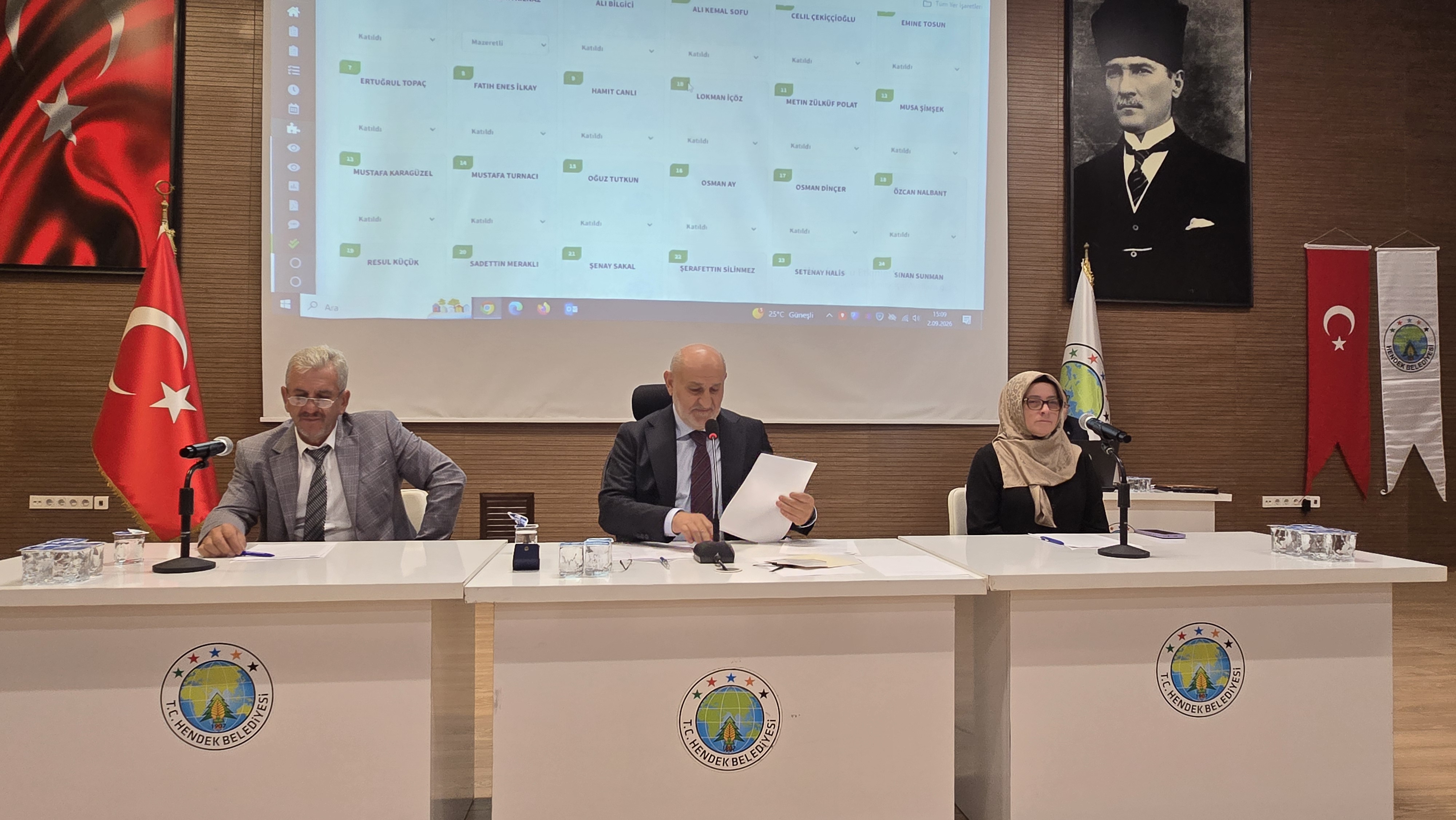 HENDEK MECLİSİ 10 MADDEYİ KARARA BAĞLADI