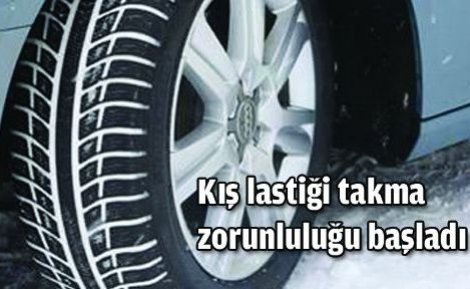 Emniyet ,kiş lastiği kontrolü yapacak