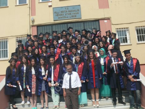 Atikehanim anadolu lisesi öğrencileri kep atti