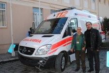 Yeni ambulans hizmete başladi