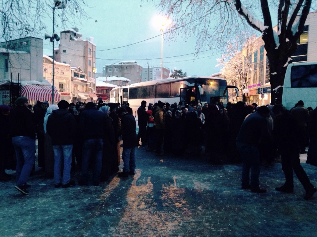 Hendekten ikinci Umre kafilesi dualarla uğurlandı