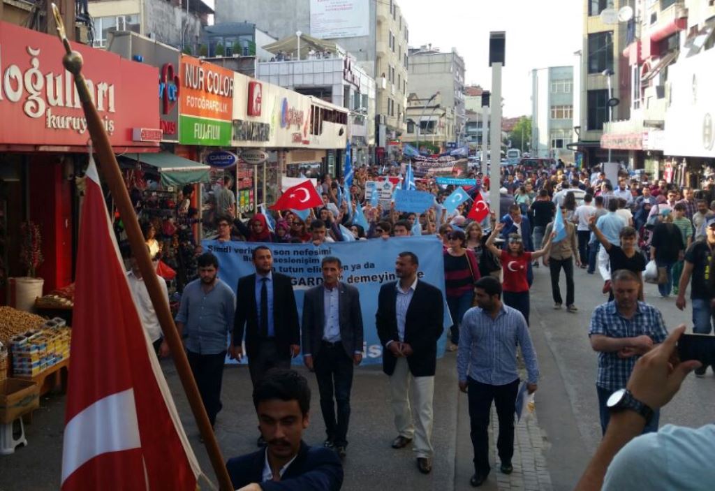 Ülkücüler Çin Zulmünü protesto ettiler