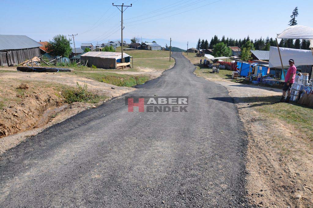 YAYLA İÇİNE 300 METRE ASFALT