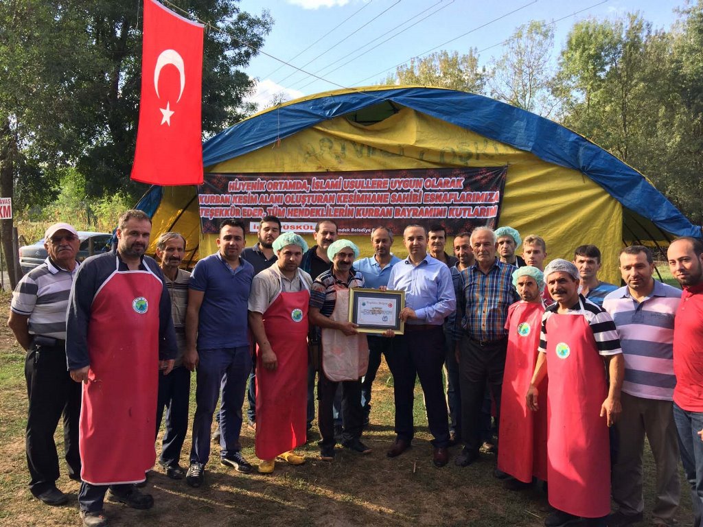 Hendek Belediyesi Kesimhanelere teşekkür