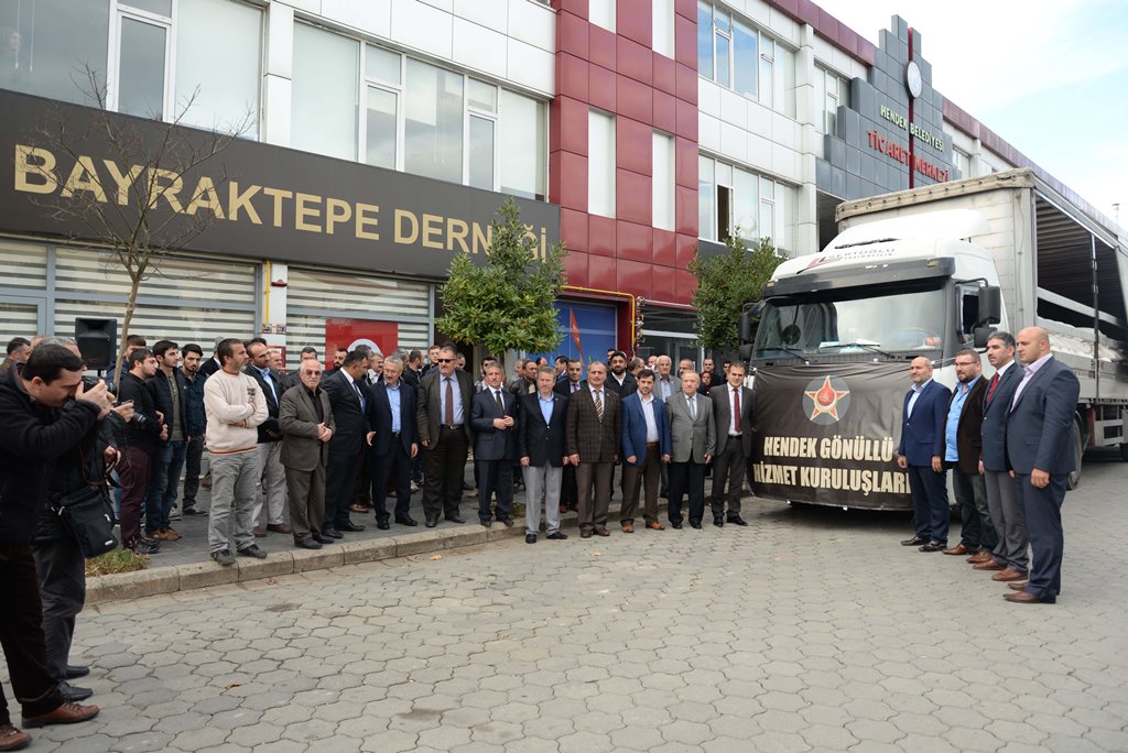 Hendek’ten Suriye’ye yardım tırı yola çıktı