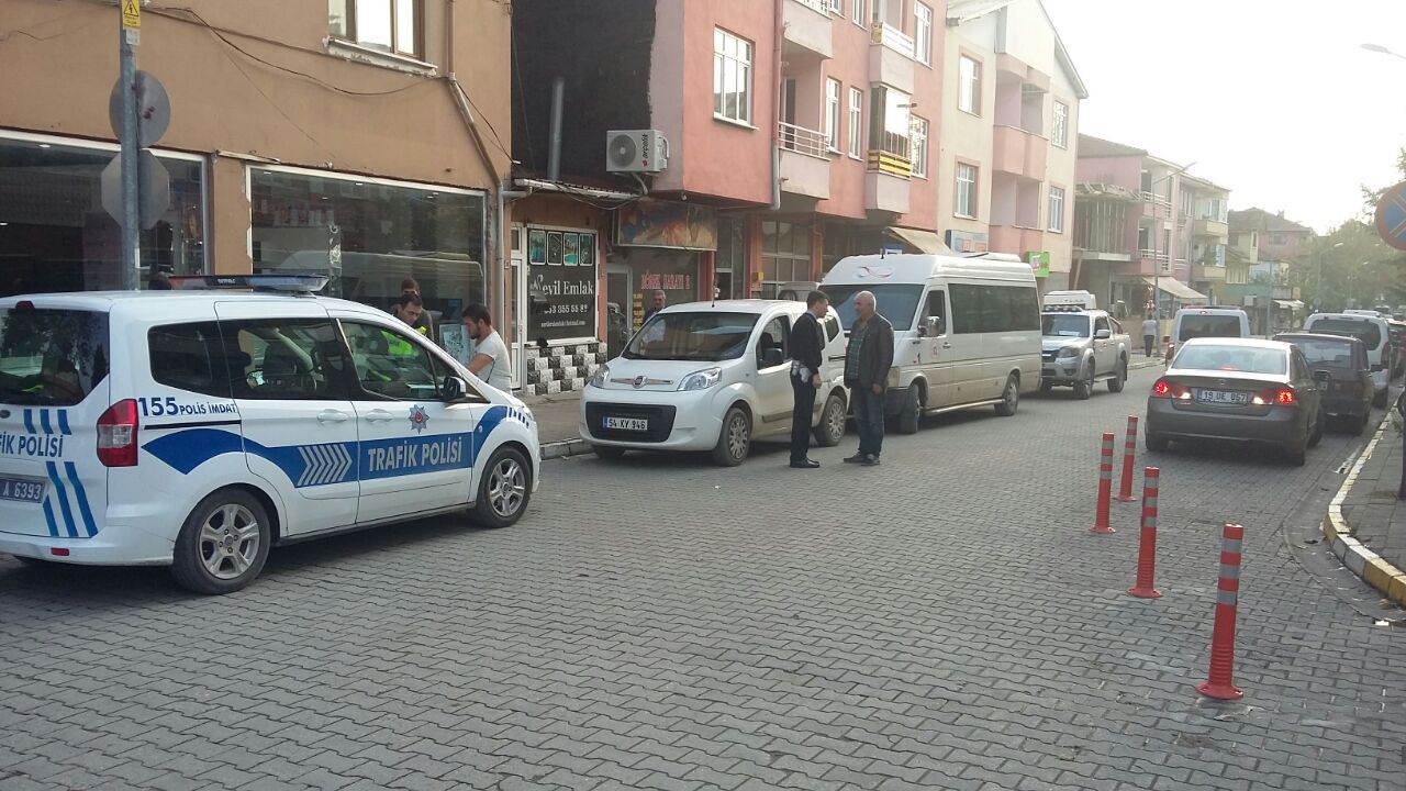 POLİS TERS YÖNDE CEZA YAĞDIRDI