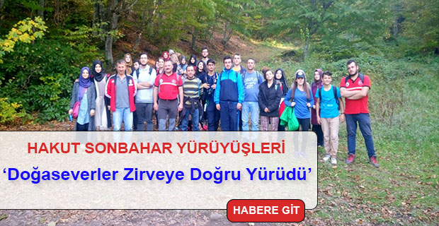 Doğaseverler Zirveye Doğru Yürüdü