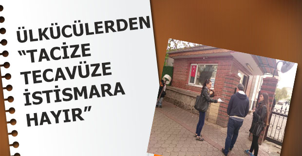 Ülkücüler  “İstismara Hayır” Broşürü Dağıttı