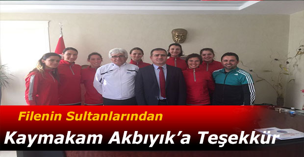 Filenin Sultanlarından Akbıyık’a Teşekkür